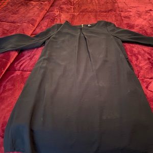 Black shift dress
